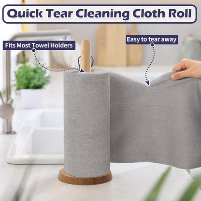 20 Sheet Microfiber Towel Roll – Reusable Kitchen Cleaning Cloths | Eco-Friendly & Multi-Use: f