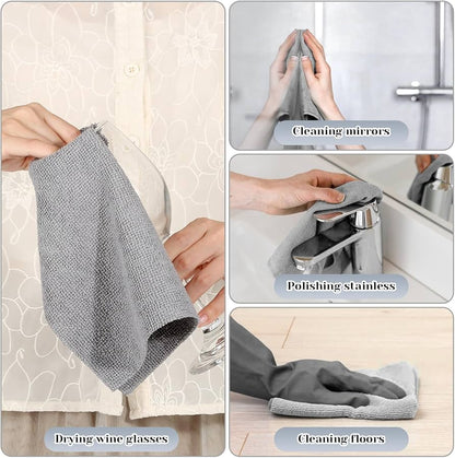 20 Sheet Microfiber Towel Roll – Reusable Kitchen Cleaning Cloths | Eco-Friendly & Multi-Use: f
