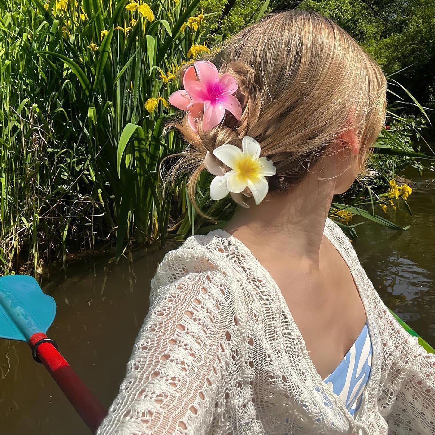 Flower Shape Hair Clips 🌸- Pack of 12