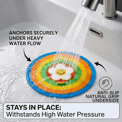 Premium 2-in-1 Silicone Drain Cover – Hair Catcher, Stopper & Odor/Insect Blocker for Bathroom & Kitchen (Pack of 2): f