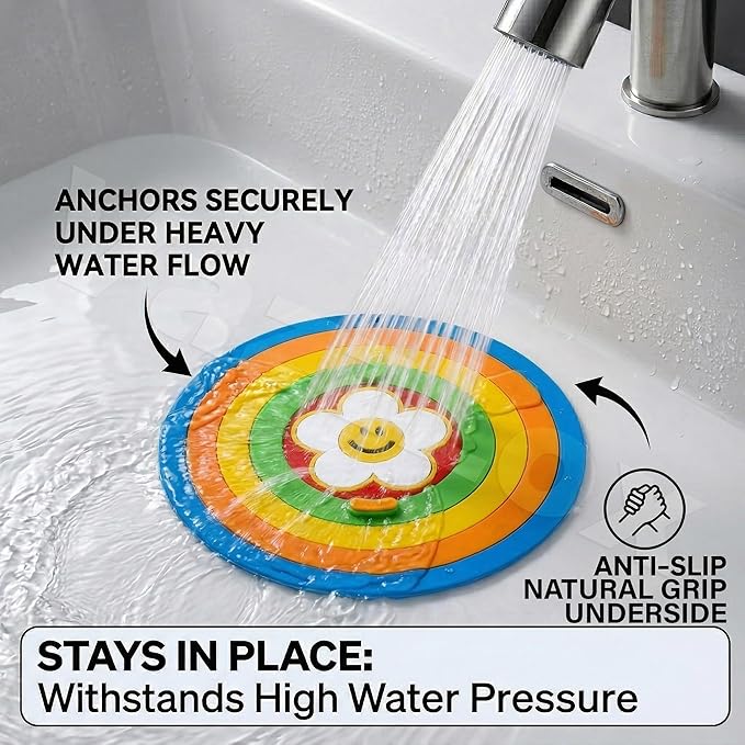 Premium 2-in-1 Silicone Drain Cover – Hair Catcher, Stopper & Odor/Insect Blocker for Bathroom & Kitchen: g