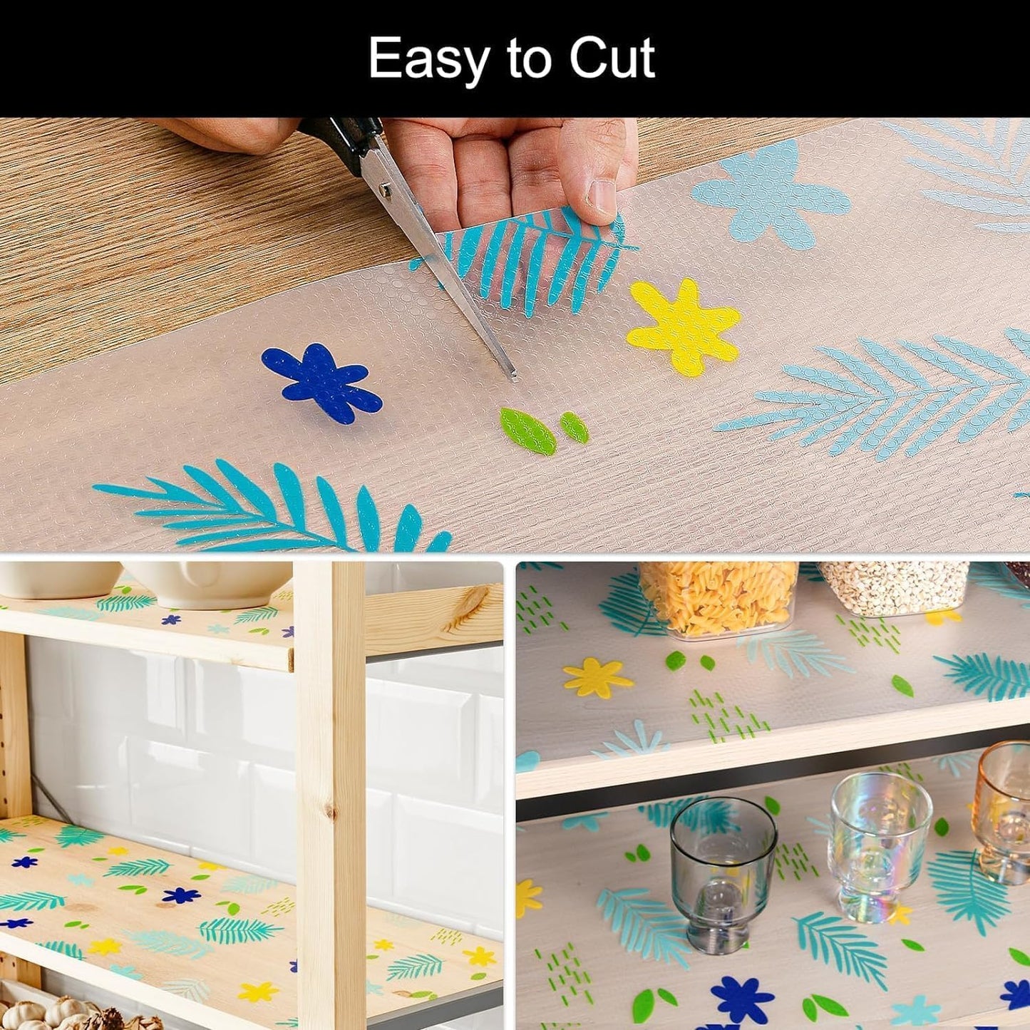 GripSafe Waterproof Drawer & Cabinet Shelf Liner (45 × 125 cm); g