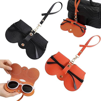 Portable Sunglasses & Eyeglasses Case Pouch – Soft Protective Cover