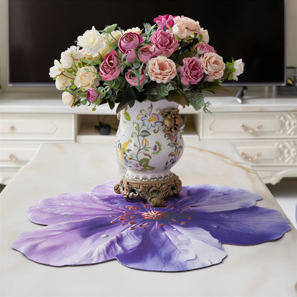 Absorbent Flower Countertop Mat for Kitchen – Quick Dry Dish & Spill Mat: g