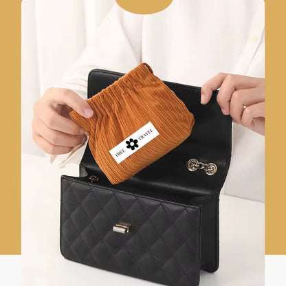 Stylish Corduroy Elastic Mini Organizer Pouch – Compact & Versatile Storage Solution -Pack of 3 .g