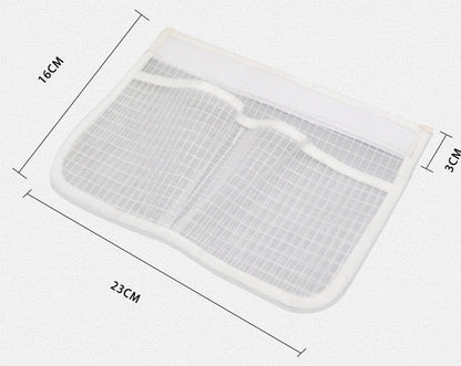 Hanging Mesh Storage Organizer – Multi-Compartment Refrigerator & Kitchen Storage Bag with Hooks; f