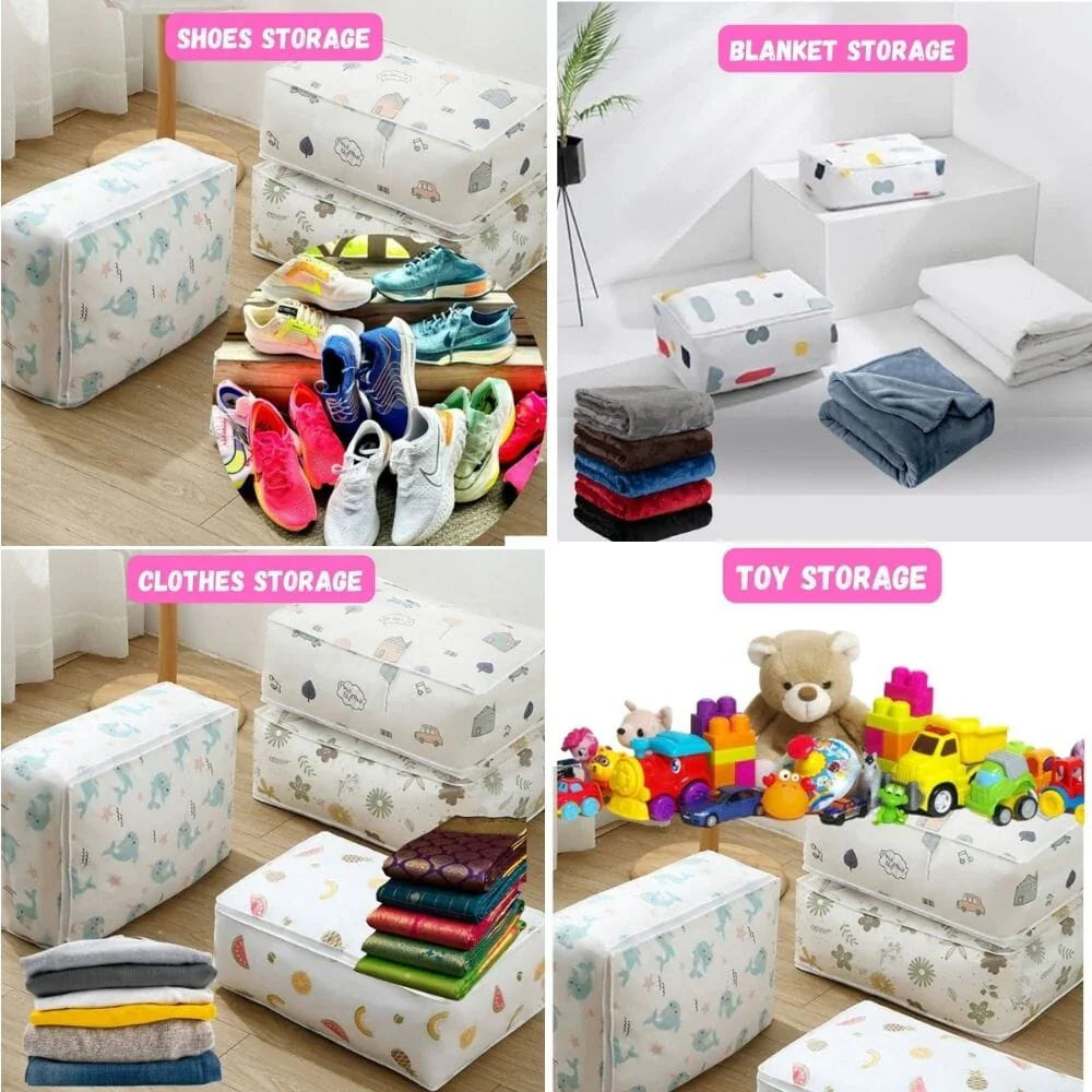 Multipurpose Dust Guard Storage Bag, stores blanket, clothes and much more - Large Size-.g