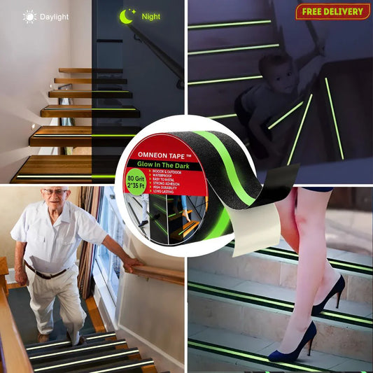 GripGlow™ Anti-Slip Glow-in-the-Dark Tape – Stay Safe, Even in the Dark-.f