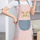Kitchen Apron with Hand-Wiping, Waterproof & Big Front Pocket- buy 1 Get 1 Free