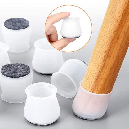 Furniture Leg Caps- Easy movement & No more floor scratches.g