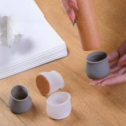 Leg Caps for Furniture- Easy movement & No more floor scratches.f