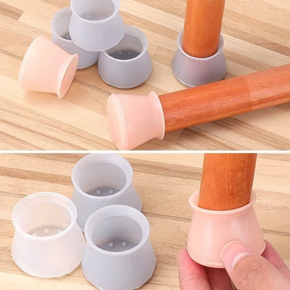 Leg Caps for Furniture- Easy movement & No more floor scratches.f