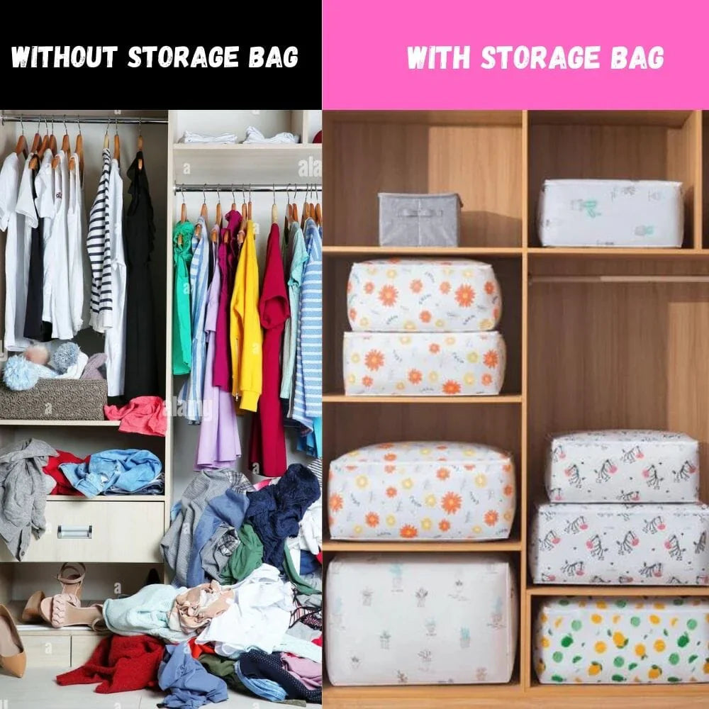 Multipurpose Dust Guard Storage Bag, stores blanket, clothes and much more - Large Size-.f