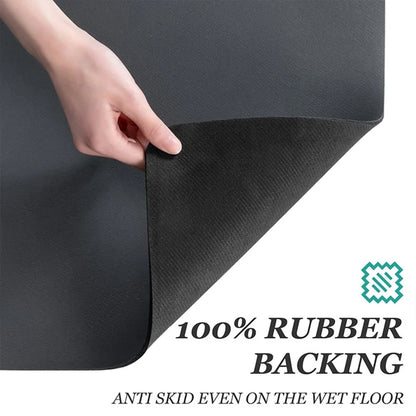 Kitchen Super Absorbent Dish Drying mat (Big Size) (60cmx40cm);f
