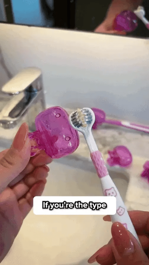 Germ Protector Cap Cover for Tooth Brush - .f