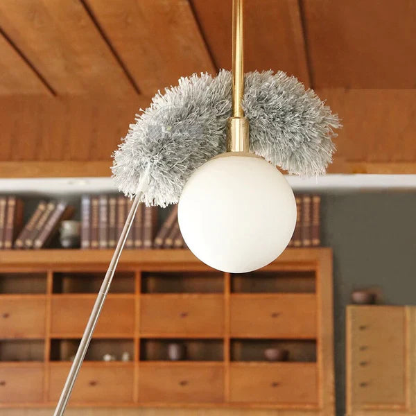 Microfiber 100 inch Extendable Feather Duster- With Extra Long Pole-.g