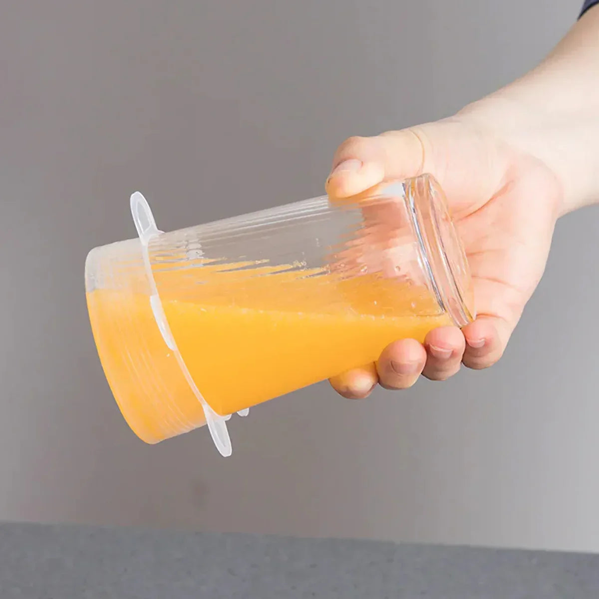 Multipurpose Silicone Lid - Reusable & Microwave Safe(pack of 6 lids) 🔥