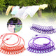 Cloth Drying Rope -with attached hooks & 12 clips