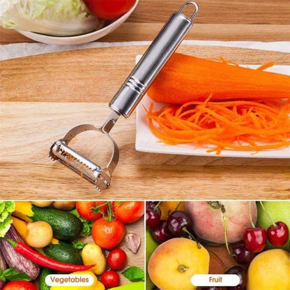 Multipurpose Stainless Steel Vegetable Peeler – Julienne Cutter & Slicer Tool: f