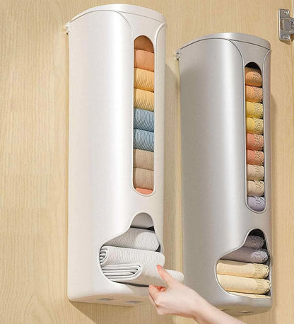 Wall Mounted Storage Box Organizer – Multi-Purpose Underwear, Socks & Garbage Bag Holder - Space Saving Kitchen & Cabinet Container: f
